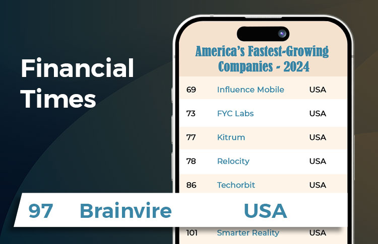Test Update Date Brainvire Recognized In Financial Times’ 2024 List Among The Fastest Growing American Companies